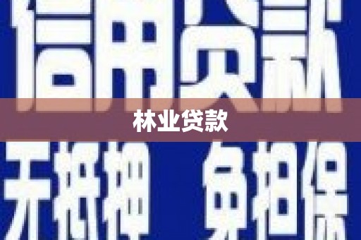 道外林业贷款