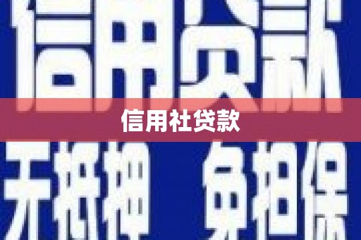道外信用社贷款