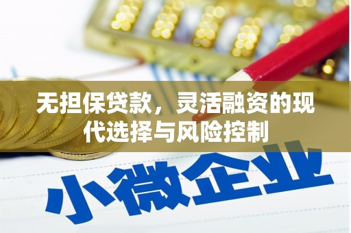 道外无担保贷款，灵活融资的现代选择与风险控制