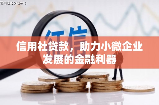 道外信用社贷款，助力小微企业发展的金融利器