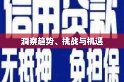 道外洞察趋势、挑战与机遇