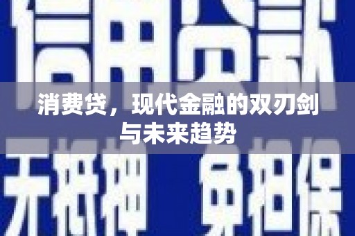 道外消费贷，现代金融的双刃剑与未来趋势