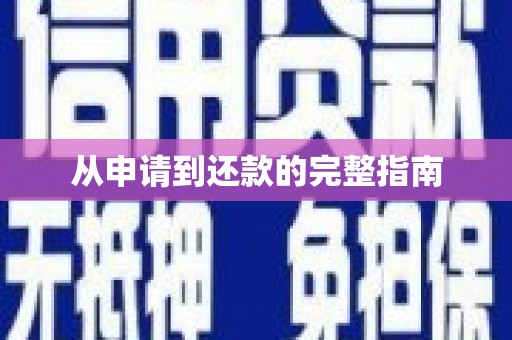 道外从申请到还款的完整指南