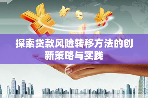 道外探索贷款风险转移方法的创新策略与实践